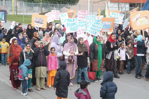 Muslim parade in Surrey